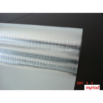 Película metalizada del poliester / mylar reflexivo, material reflexivo y de plata de la cubierta Material laminado de aluminio de la hoja
